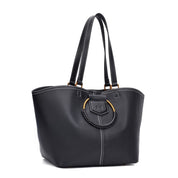 Bolsa Sacola Santa Lolla Preta Grande Alça De Ombro