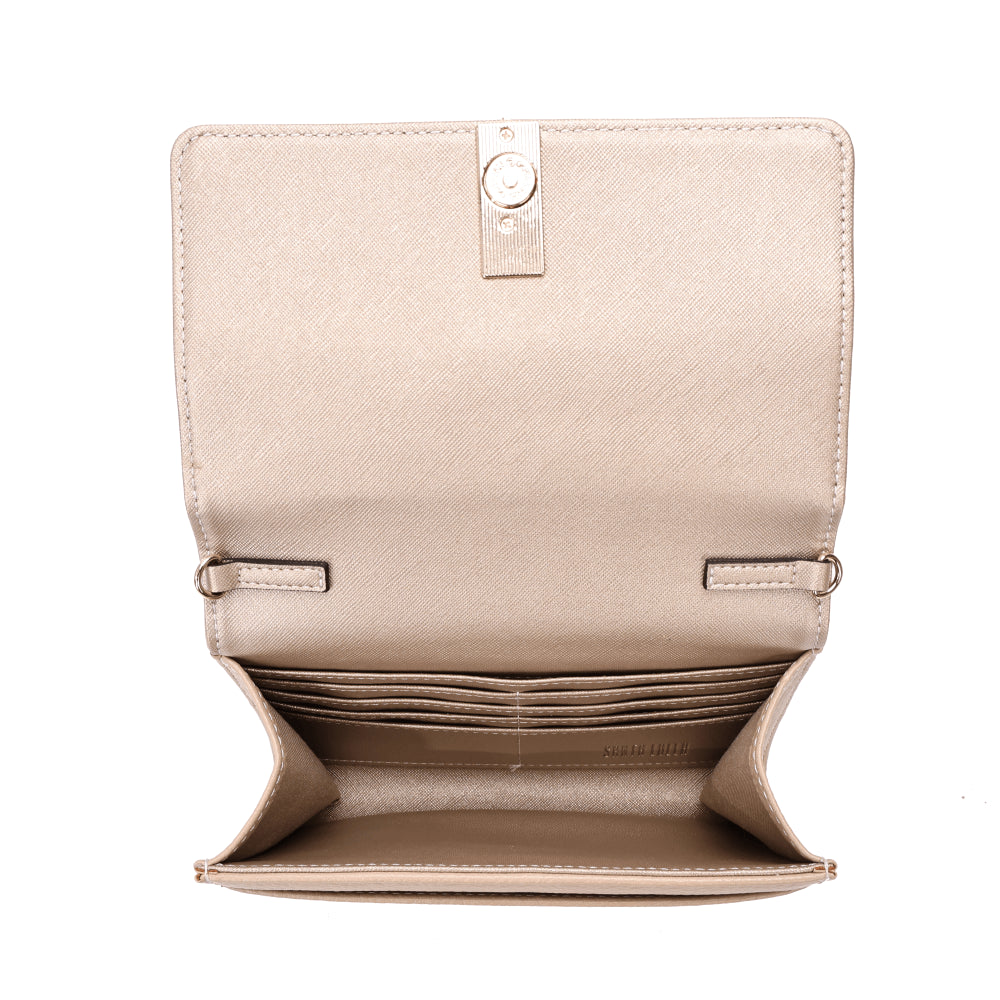 Bolsa Santa Lolla Bege Alça Corrente