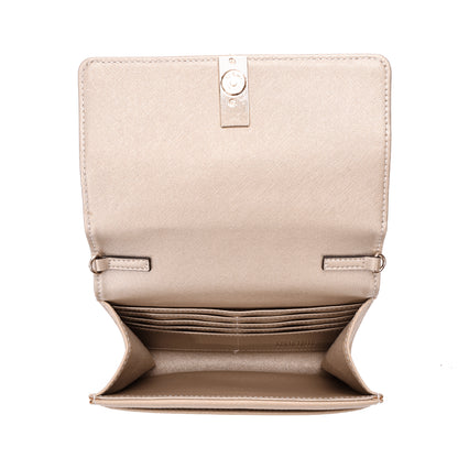 Bolsa Santa Lolla Bege Alça Corrente