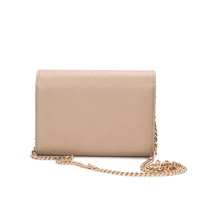 Bolsa Santa Lolla Bege Alça Corrente