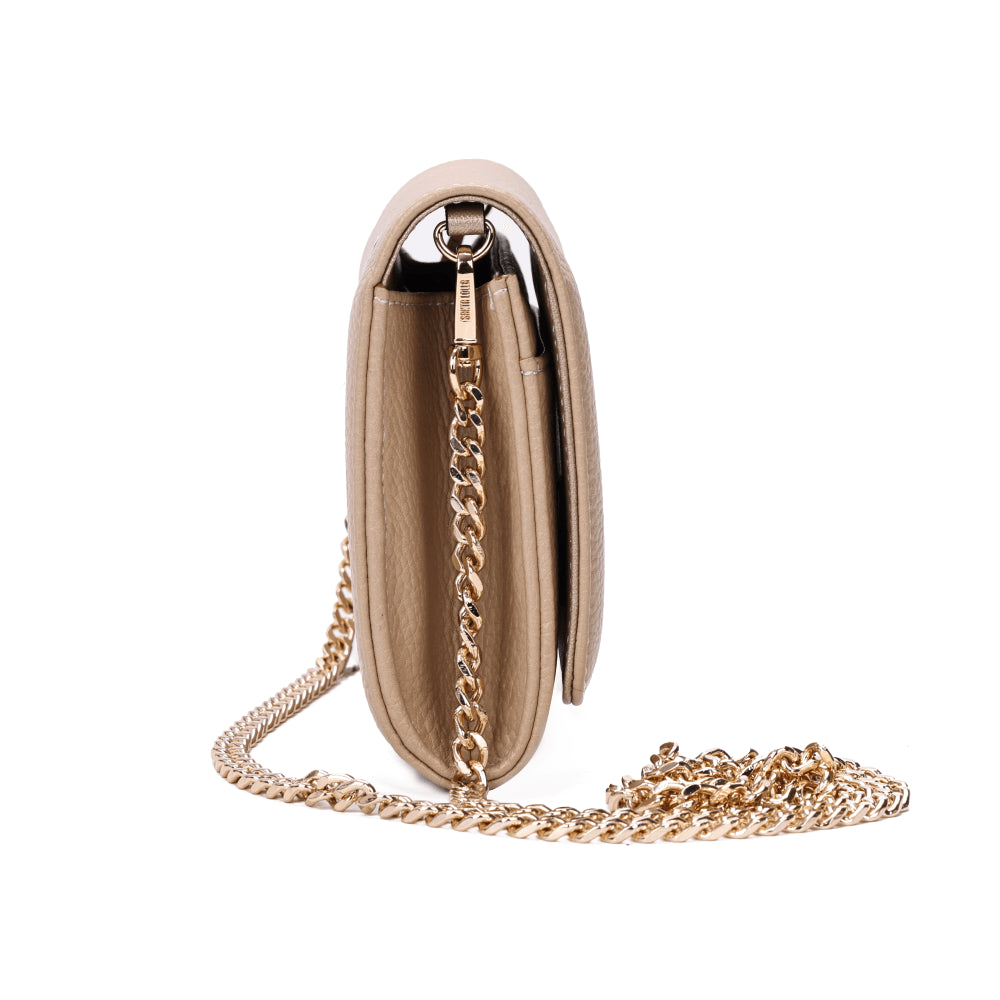 Bolsa Santa Lolla Bege Alça Corrente