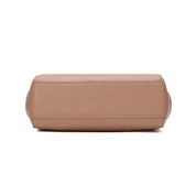 Bolsa Santa Lolla Bege Corrente Dourada Média