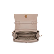 Bolsa Santa Lolla Bege Soft Alça Transversal
