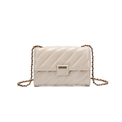 Bolsa Santa Lolla Bege Verniz Matelassê 