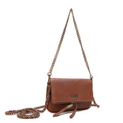 Bolsa Santa Lolla Caramelo Alça Corrente Transversal