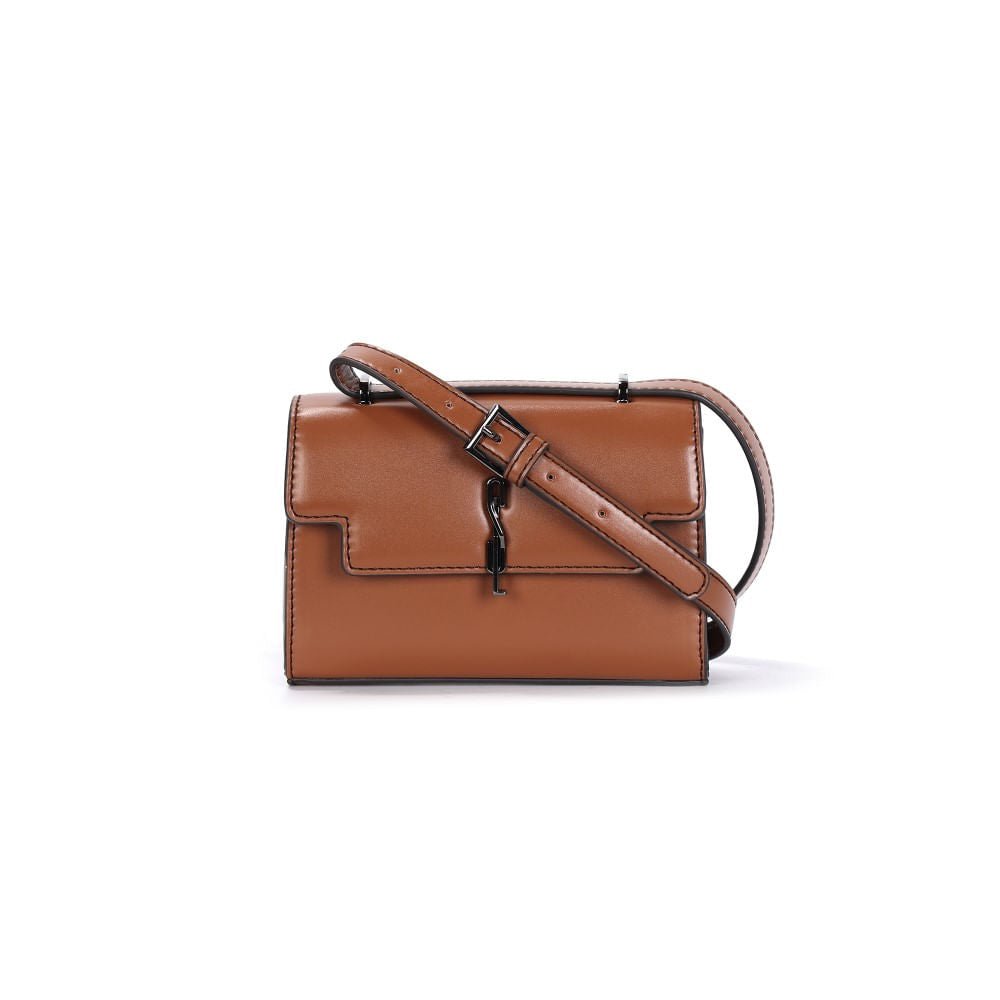 Bolsa Santa Lolla Caramelo Alça Transversal