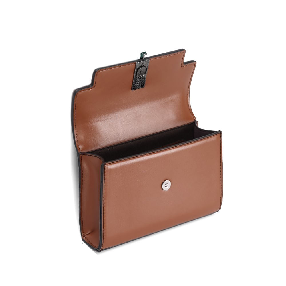 Bolsa Santa Lolla Caramelo Alça Transversal