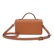 Bolsa Santa Lolla Caramelo Texturizada Alça Dupla