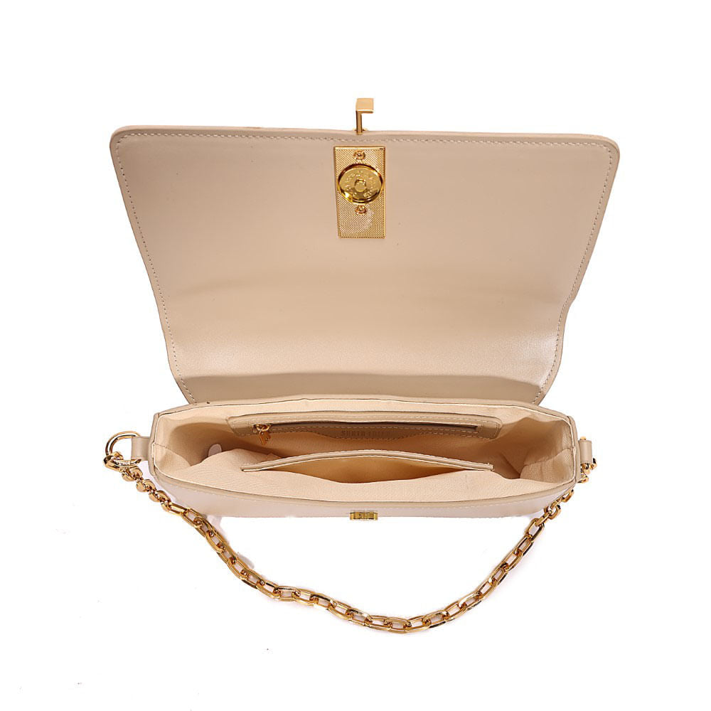 Bolsa Santa Lolla Creme Duas Alças