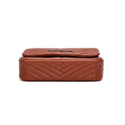 Bolsa Santa Lolla Marrom Alça De Ombro Corrente