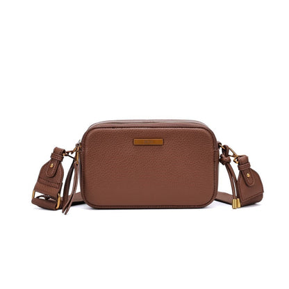 Bolsa Santa Lolla Marrom Alça Gorgurão Transversal