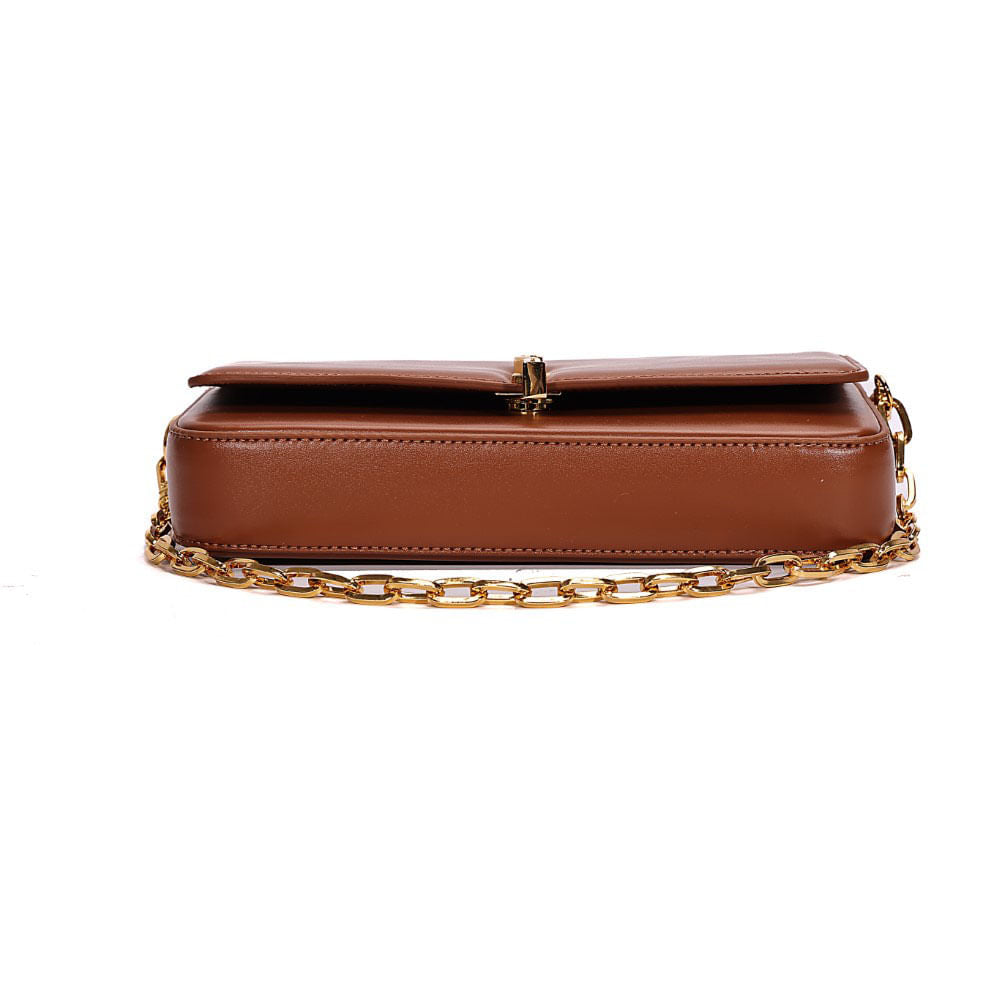 Bolsa Santa Lolla Marrom Caramelo Duas Alças
