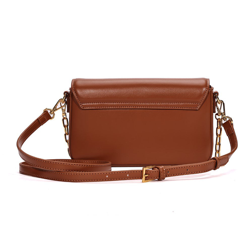 Bolsa Santa Lolla Marrom Caramelo Duas Alças