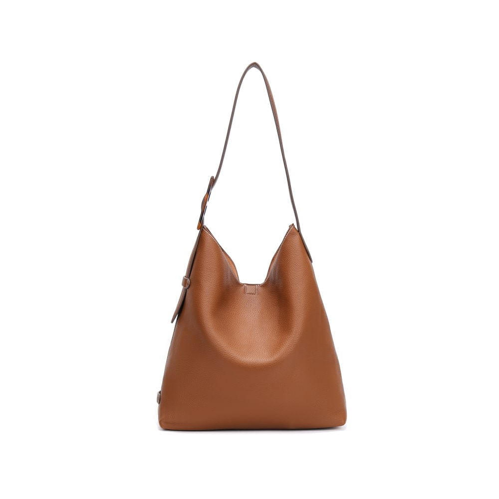 Bolsa Santa Lolla Marrom Com Clutch