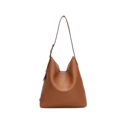 Bolsa Santa Lolla Marrom Com Clutch