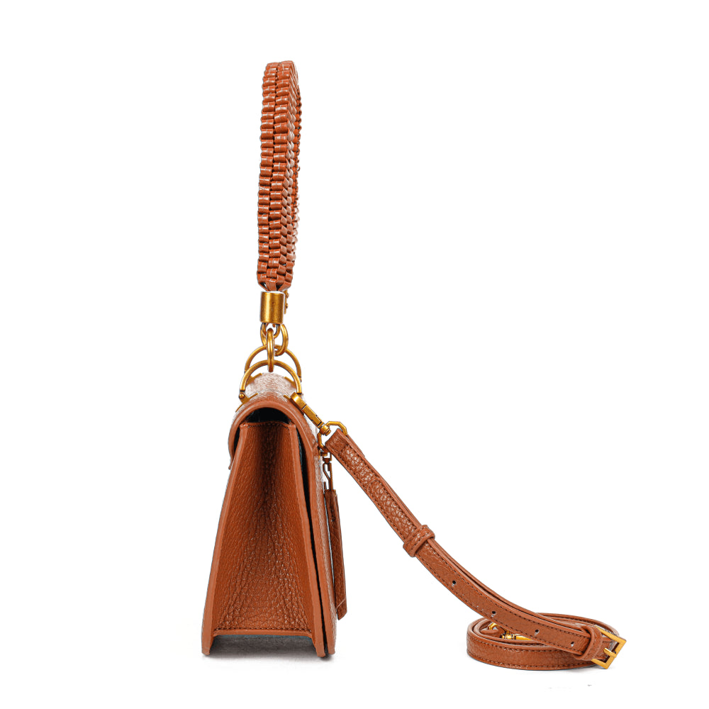 Bolsa Santa Lolla Marrom Duas Alças