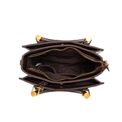 Bolsa Santa Lolla Marrom Soft Alça Dupla