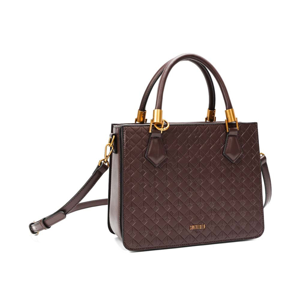 Bolsa Santa Lolla Marrom Soft Alça Dupla