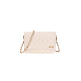 Bolsa Santa Lolla Off White Alça Correntes Transversal