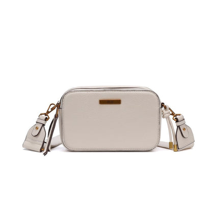 Bolsa Santa Lolla Off White Alça Gorgurão Transversal