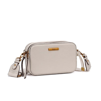 Bolsa Santa Lolla Off White Alça Gorgurão Transversal