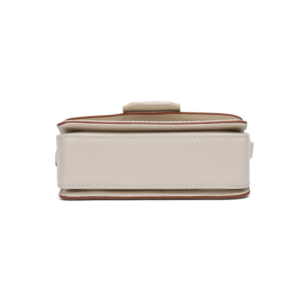 Bolsa Santa Lolla Off White Alça Transversal