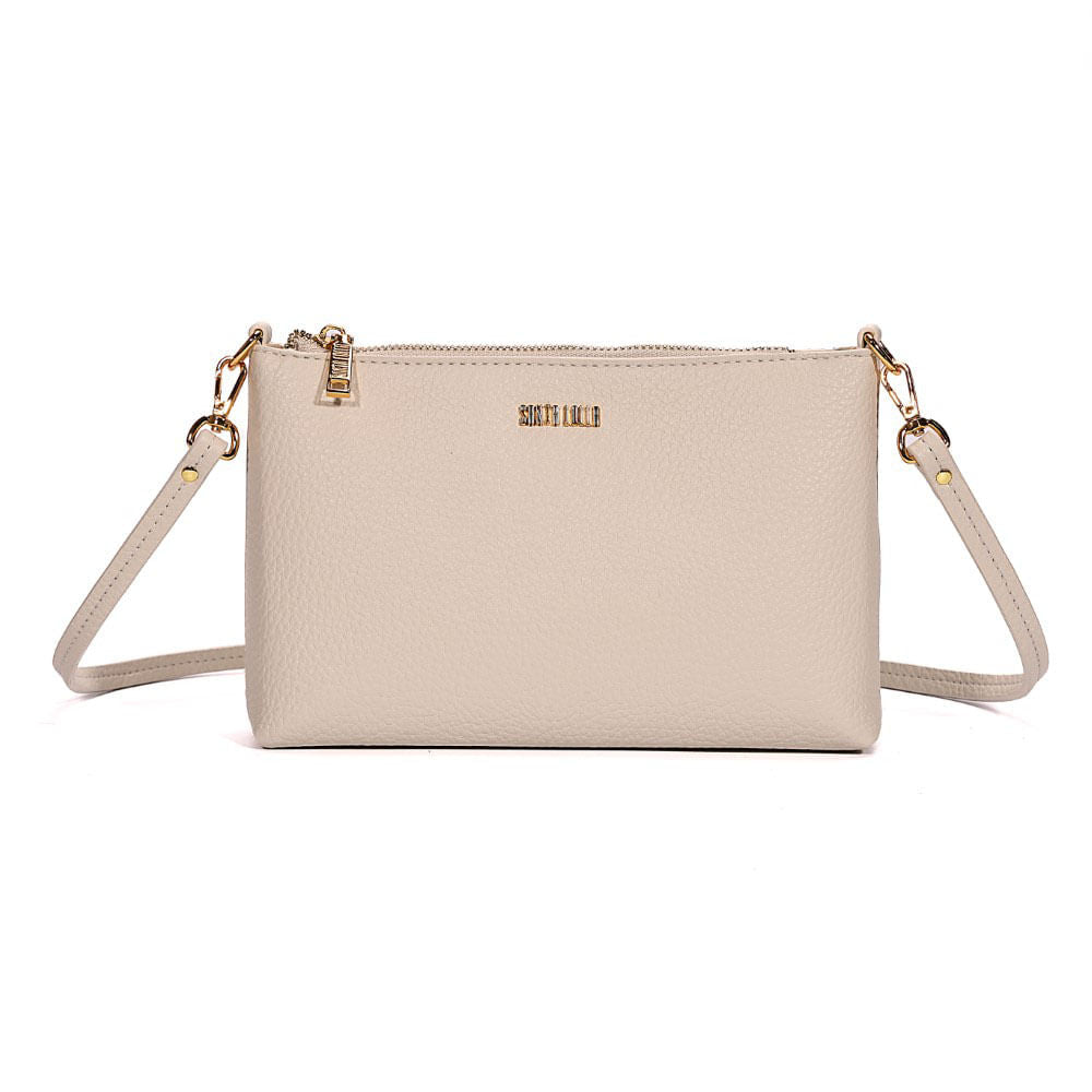 Bolsa Santa Lolla Off White Alça Transversal 