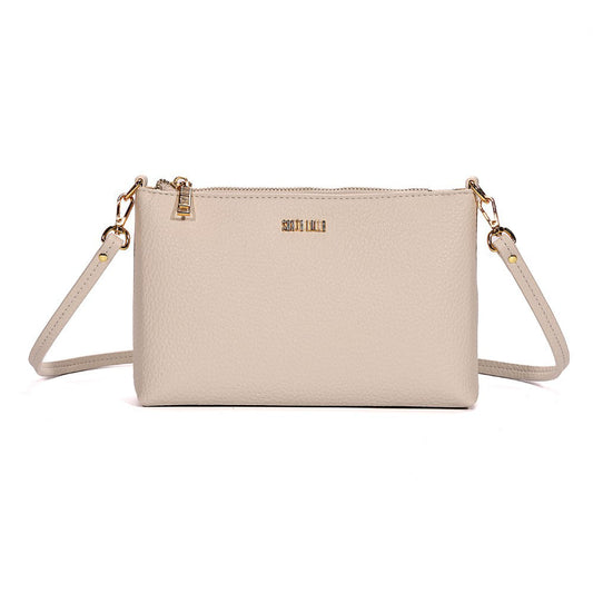 Bolsa Santa Lolla Off White Alça Transversal 