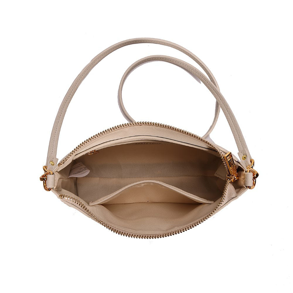 Bolsa Santa Lolla Off White Alça Transversal 