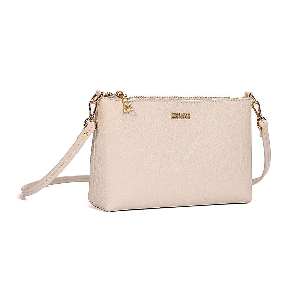 Bolsa Santa Lolla Off White Alça Transversal 
