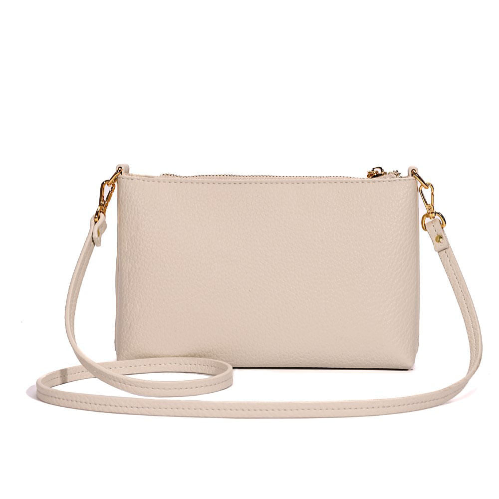 Bolsa Santa Lolla Off White Alça Transversal 