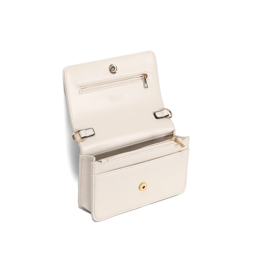 Bolsa Santa Lolla Off White Alça Transversal 