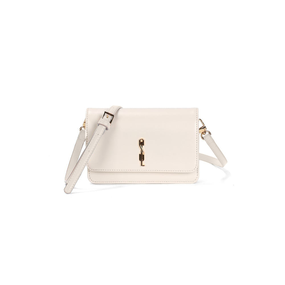 Bolsa Santa Lolla Off White Alça Transversal 