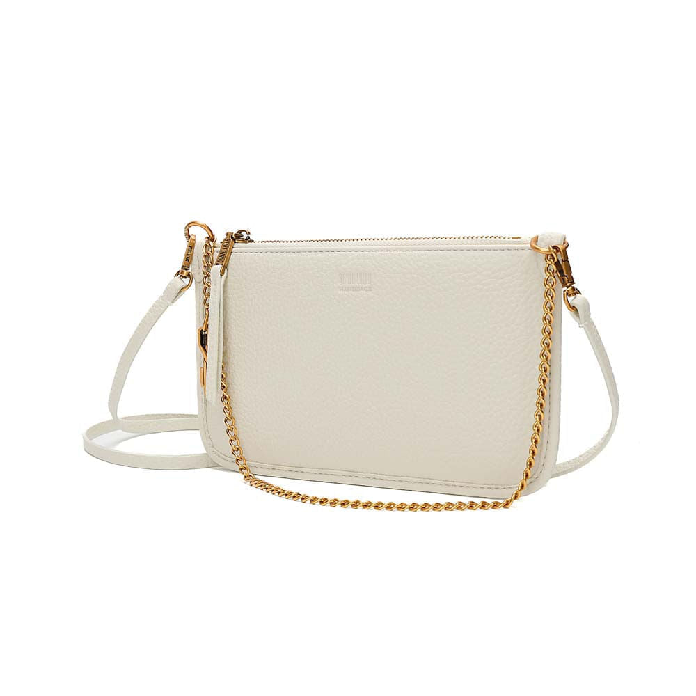 Bolsa Santa Lolla Off White Corrente Dourada