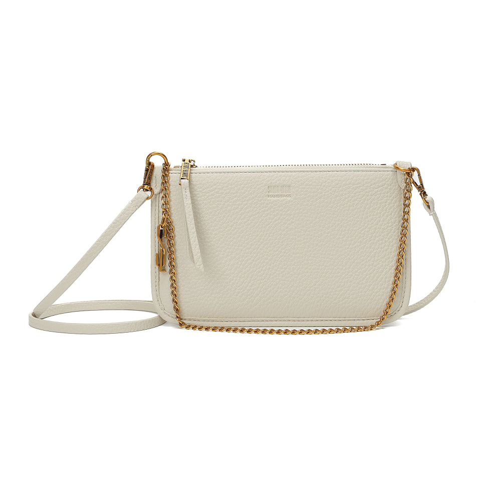 Bolsa Santa Lolla Off White Corrente Dourada