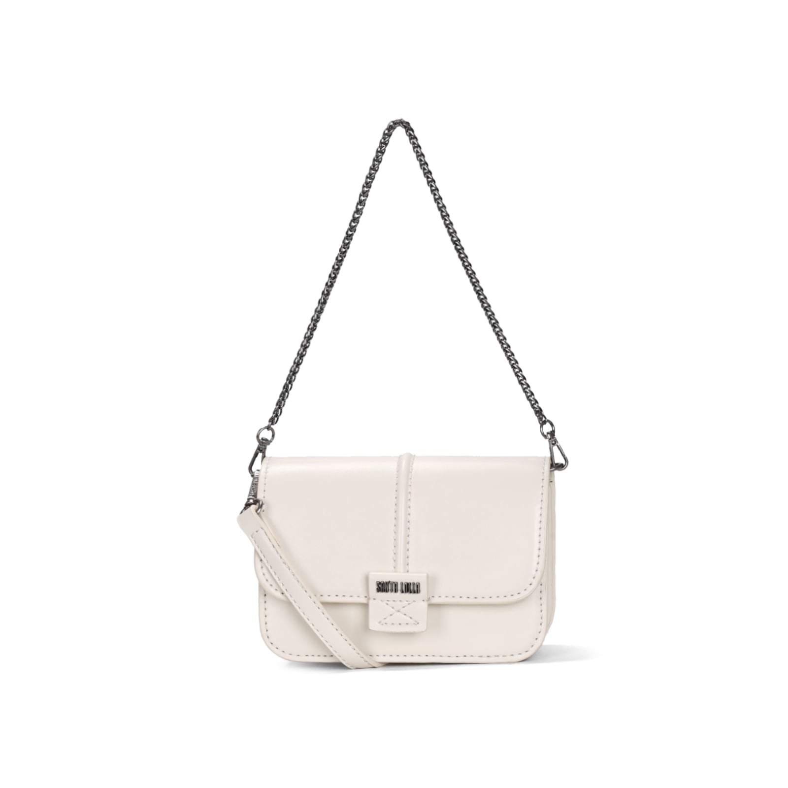 Bolsa Santa Lolla Off White Corrente Metálica