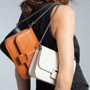 Bolsa Santa Lolla Off White Corrente Metálica