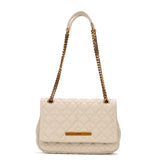 Bolsa Santa Lolla Off White Matelassê Alça De Ombro Corrente