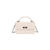 Bolsa Santa Lolla Off White Matelassê Corrente