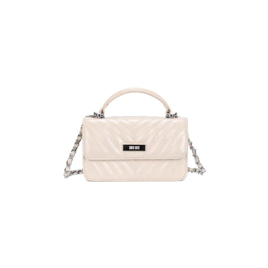 Bolsa Santa Lolla Off White Matelassê Corrente