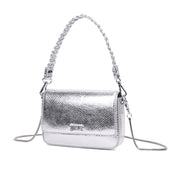 Bolsa Santa Lolla Prata Alça Trança
