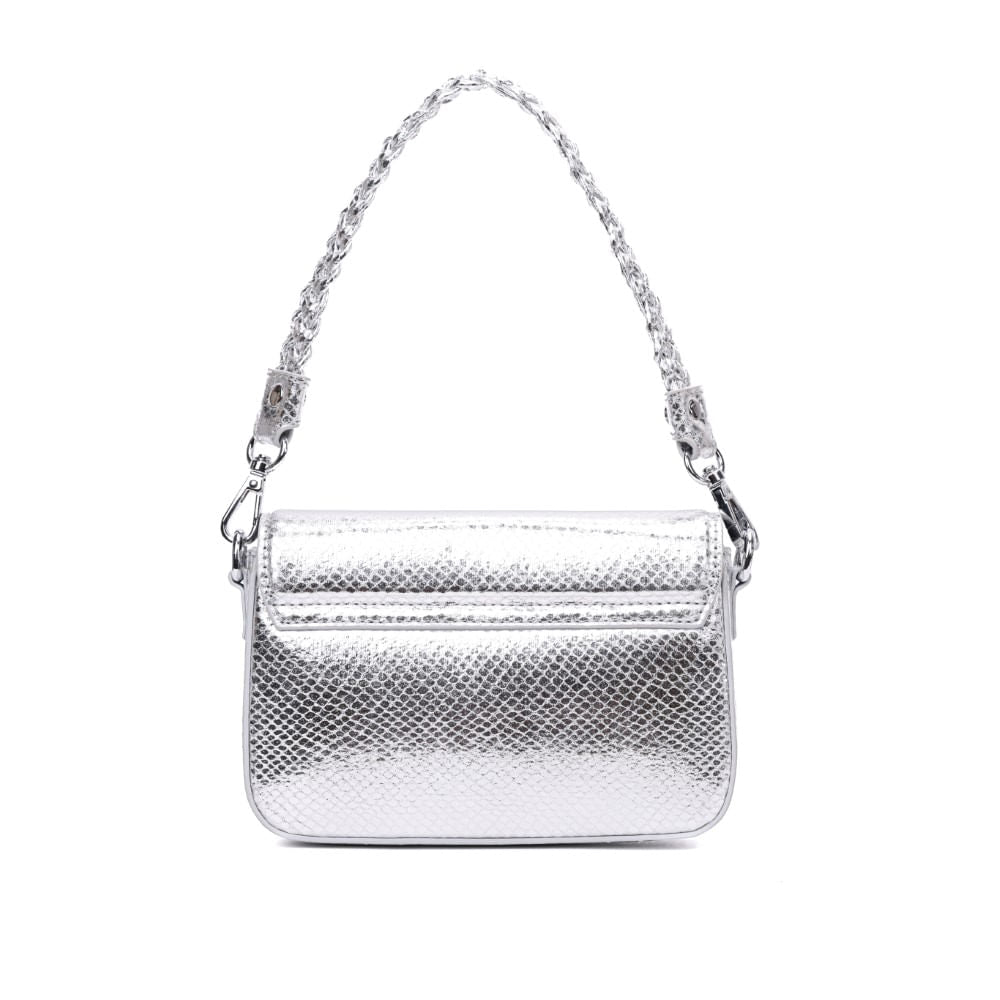 Bolsa Santa Lolla Prata Alça Trança