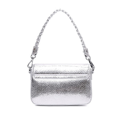 Bolsa Santa Lolla Prata Alça Trança