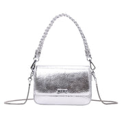 Bolsa Santa Lolla Prata Alça Trança
