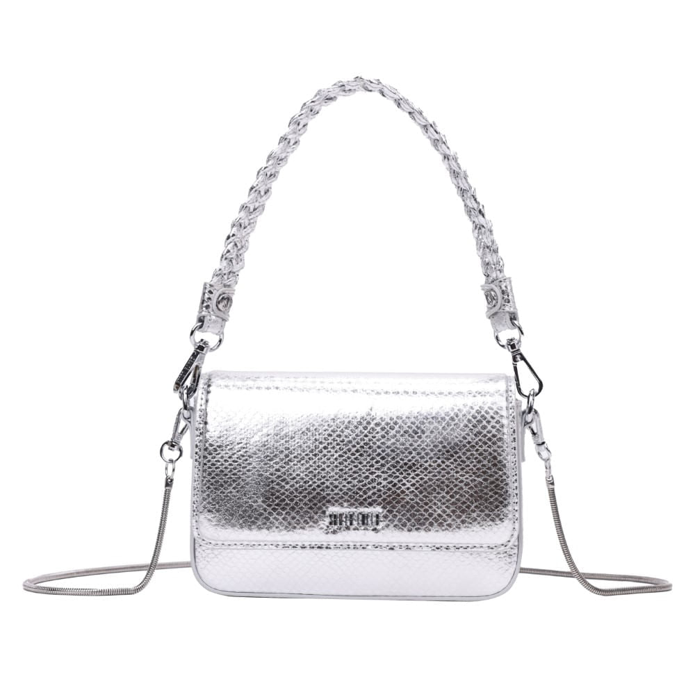 Bolsa Santa Lolla Prata Alça Trança