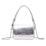 Bolsa Santa Lolla Prata Alça Trança
