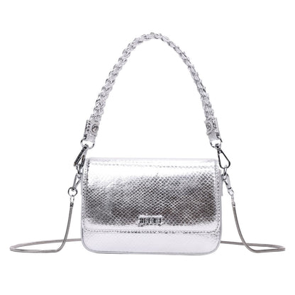 Bolsa Santa Lolla Prata Alça Trança