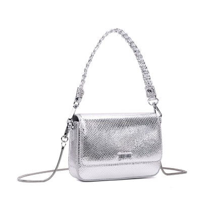 Bolsa Santa Lolla Prata Alça Trança