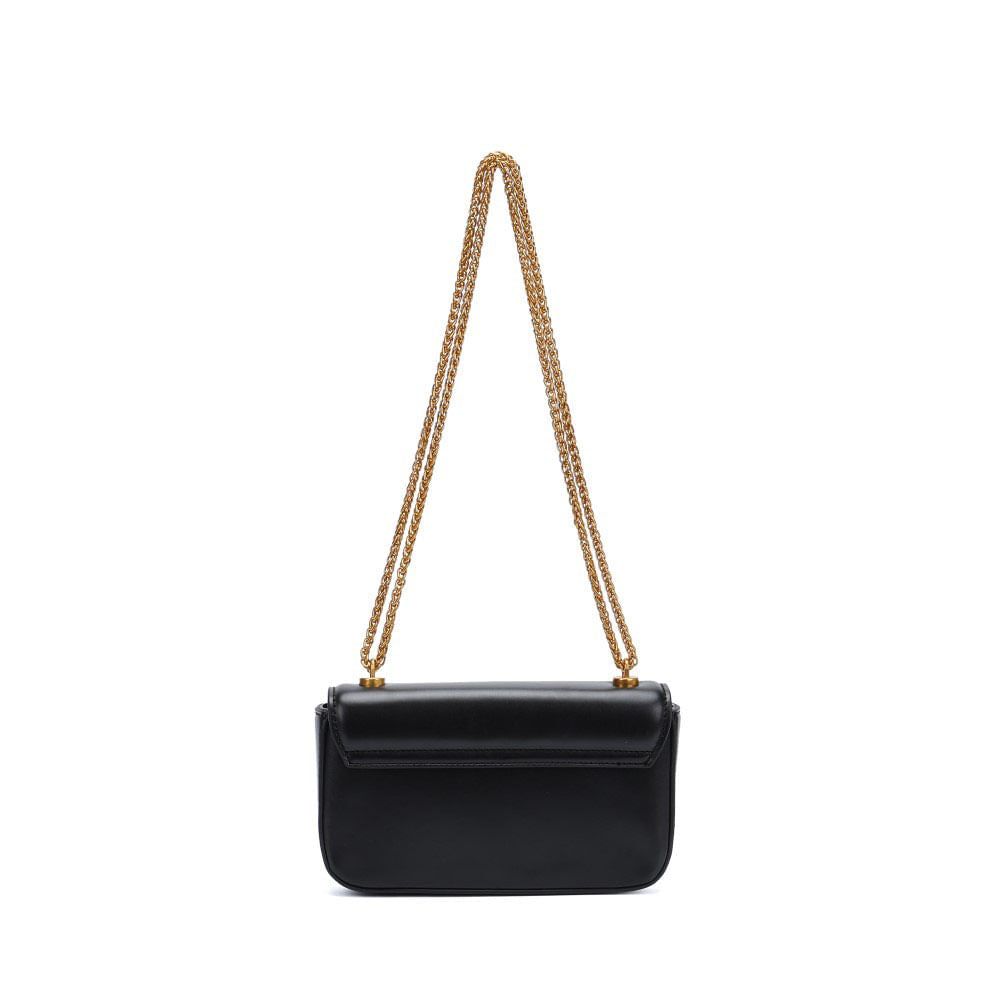 Bolsa Santa Lolla Preta Alça Correntes