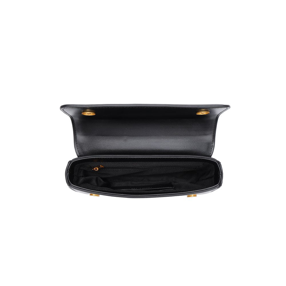 Bolsa Santa Lolla Preta Alça Correntes